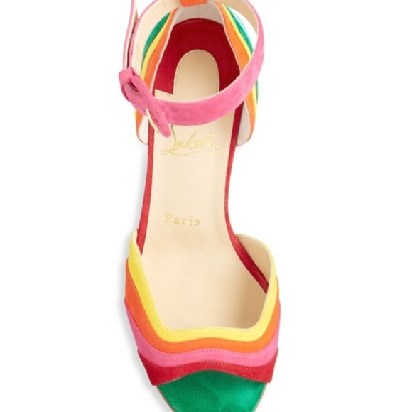 Degratissimo Rainbow Suede Sandals - Picture 4 of 6